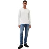 Marc O'Polo Langarmshirt mit dezentem Logo-Print vorne