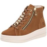 Remonte Elisabeth Hurley-Collection Plateausneaker, Freizeitschuh, High-Top-Sneaker, Schnürer, seitlicher Reißverschluss