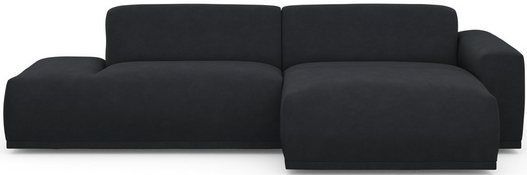 TRENDMANUFAKTUR Ecksofa Braga, mit hochwertigem Kaltschaum, L-Form, in Cord erhältlich, 2 Teile, modernes Sofa, Couch mit hohem Sitzkomfort, 275/72/160 cm (B/H/T)