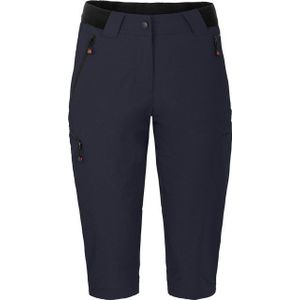 Bergson Outdoorhose VIDAA COMFORT Capri (slim) Damen 3/4 Wanderhose, leicht, strpazierfähig, Normalgrößen, Nacht blau