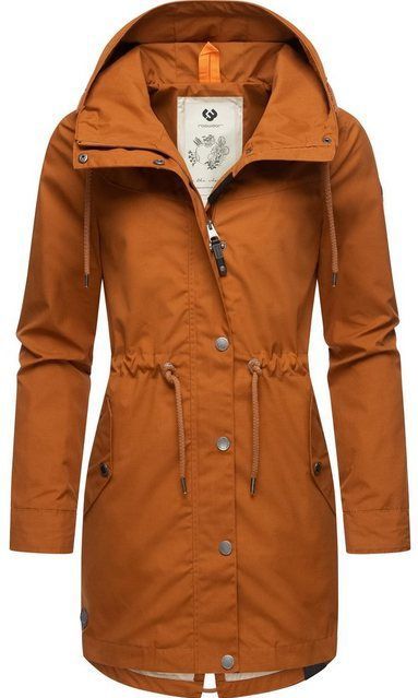 Ragwear Parka Canny stylische Übergangsjacke mit großer Kapuze