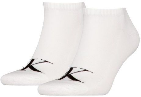 Calvin Klein Jeans Sneakersocken CKJ MEN SNEAKER 2P MONOGRAM (2-Paar, 2 Paar) mit dezentem Logo
