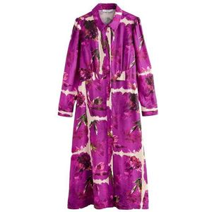 Next Blusenkleid Langärmeliges Hemdblusenkleid in Midilänge (1-tlg)