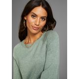 Laura Scott Strickkleid figurbetonter Schnitt, aus Viskosemischung, Langarm