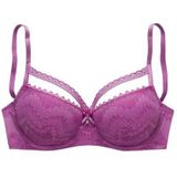 LASCANA Schalen-BH mit modischer Zick-Zack-Spitze im Balconnet-Schnitt, Dessous