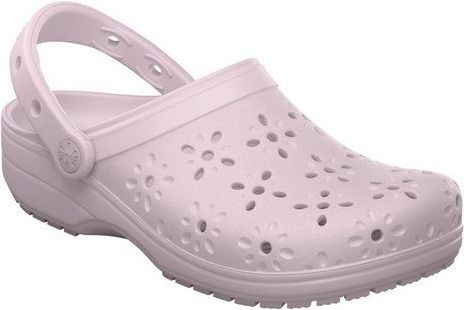 Crocs Classic Floral Cut Out Clog Clog, Sandale, Sommerschuh, Loafer mit Lüftungsöffnungen in Blütenstruktur