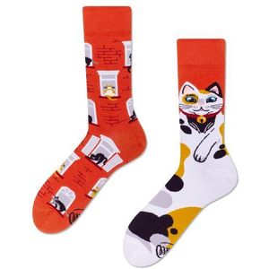 Many Mornings Freizeitsocken Many Mornings Socken City Cat (1 Paar, 1-Paar, 1 Paar) immer ein dismatching Paar