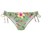 LASCANA Bikini-Hose Malia zum Binden mit tropischem Print