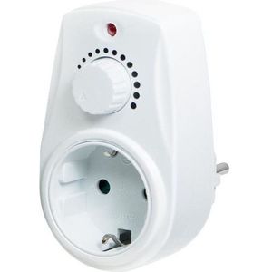 LogiLink Steckdose PA0151, Steckdosenadapter mit Dimmer weiß