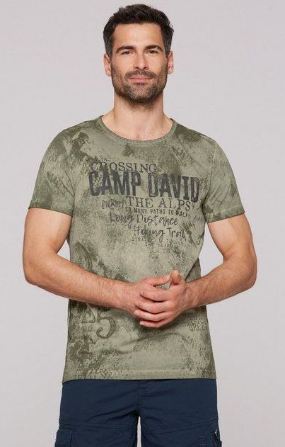 CAMP DAVID Rundhalsshirt aus Baumwolle