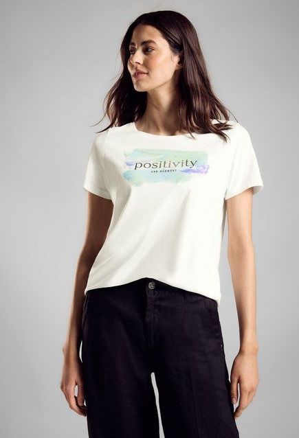 STREET ONE T-Shirt im soften Baumwoll-Mix