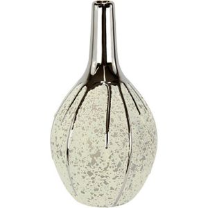 I.GE.A. Dekovase Keramik Vase, Keramik-Vase, Blumenvase gepunktet