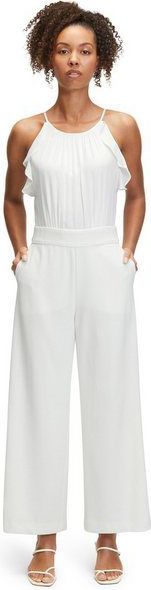 Vera Mont Overall Vera Mont Jumpsuit mit Volant (1-tlg) Bindeband