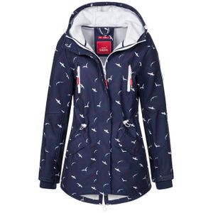 SUBLEVEL Softshelljacke Damen Jacke Übergangs Frühling Herbst Outdoor Regen Softshell