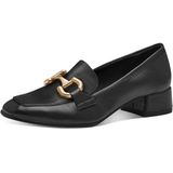 Tamaris Pumps, Blockabsatz, Businesschuh, Slipper mit goldfarbenem Schmuckelement