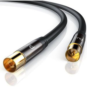 Primewire TV-Kabel, Koax, RF, IEC (750 cm), HDTV Antennenkabel, 4-fach Schirmung, 75 Ohm, 135dB - 7,5m