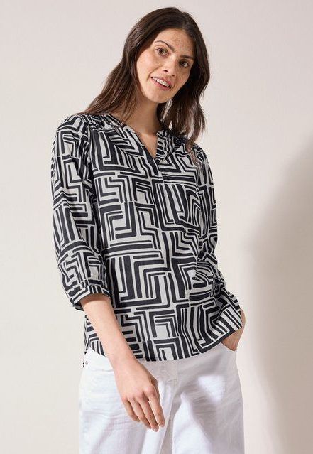 Cecil Klassische Bluse mit 3/4 Ärmeln