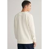 Gant Sweatshirt REG SHIELD C-NECK SWEAT mit Logostickerei auf der Brust