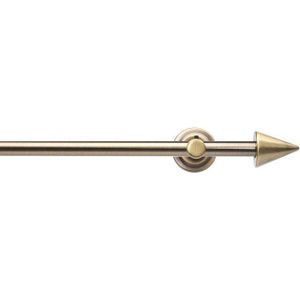 Liedeco Gardinenstange, Ø 12 mm, 1-läufig, Fixmaß, verschraubt, Metall