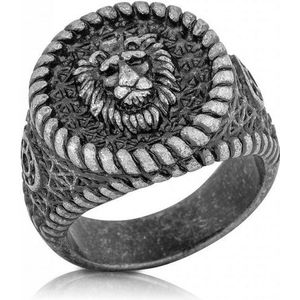 Akitsune Siegelring Imperator Ring Antik Silber EU 54 - UK N - US 7