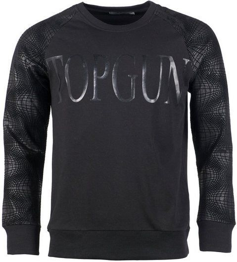 TOP GUN Sweater Black Swarn TG20192020