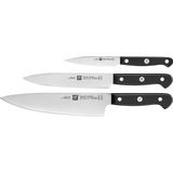 Zwilling Messer-Set Gourmet (Set, 3-tlg., 1 Spickmesser 10 cm, 1 Fleischmesser 16 cm & 1 Kochmesser 20 cm), Made in Germany, FRIODUR eisgehärtete Klingen, Sonderschmelze