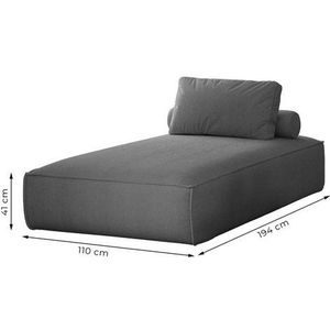 Fun Möbel Polstergarnitur Sofa-Set 2-teilig Chaiselongue und 3-Sitzer CELES, (Sofa-Set CELES 2-teilig Chaiselongue und 3-Sitzer)