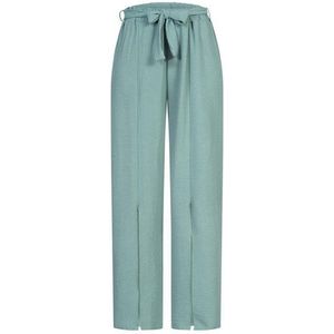 CLOUD 5IVE Stoffhose CLOUD 5IVE Sommerhose mit seitlich. Schlitzen und Bindegürtel (1-tlg)