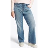 Tommy Hilfiger Curve Bootcut-Jeans CRV BOOTCUT RW TOBY in Großen Größen, Tommy Jeans Logo-Badge, stoned wash Optik
