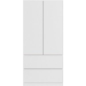 rauch Drehtürenschrank Kleiderschrank Schrank Garderobe Wäscheschrank COSTA in 3 Breiten viel Platz, grifflose Front und Push-to-Open Funktion MADE IN GERMANY