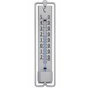 TFA Dostmann Gartenthermometer TFA 12.2001 analoges Innen-Außen-Thermometer aus Metall