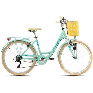 KS Cycling Cityrad Cantaloupe, 6 Gang Shimano Tourney Schaltwerk, Kettenschaltung, für Damen, Kettenschaltung