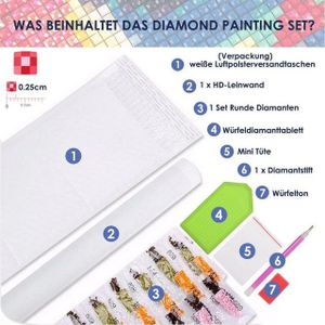 GOLDEN Kreativset GOLDEN Diamond Painting zubehör bilder Weihnachten ( Katze unter Licht)