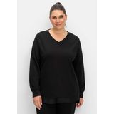 Sheego Sweatshirt Große Größen in atmungsaktiver Stretch-Qualität