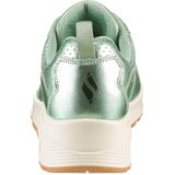 Skechers UNO-METALLIXS Sneaker, Keilsneaker, Plateausneaker, Schnürschuh, Halbschuh im Metallic-Look