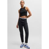 HUGO Blue Mom-Jeans Noe_B Straight Fit Jeans mit hoher Leibhöhe