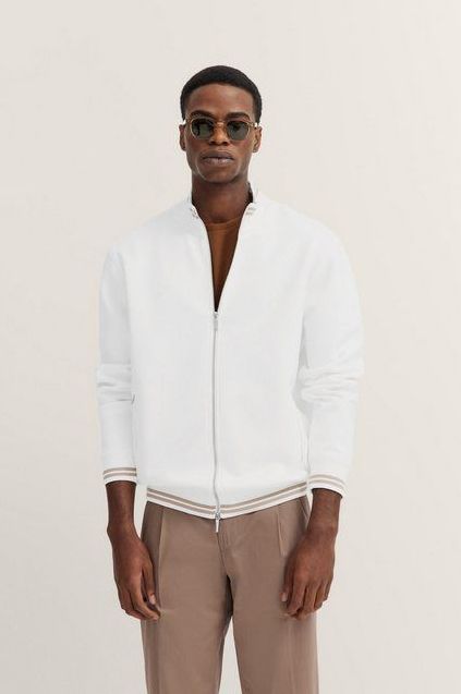 bugatti Sweatjacke mit Reißverschluss