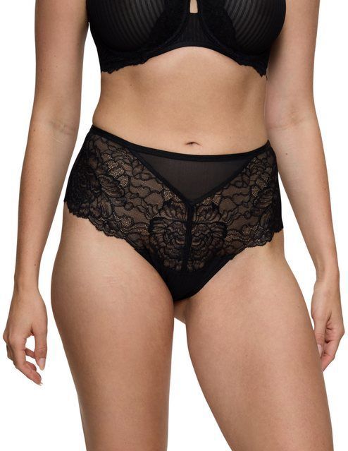 Triumph Slip Peony Florale Maxi (1-St) mit Tüll und Spitzendetails
