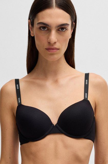 BOSS Bügel-BH UNDERWIRE BRA CI mit BOSS Schriftzug auf den Trägern