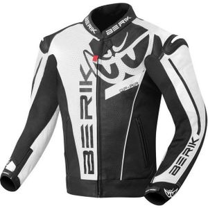 Berik Motorradjacke VisionGP Motorrad Lederjacke Perforiert