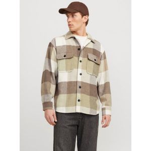 Jack & Jones Langarmhemd JJEBRADLEY OLLIE OVERSHIRT LS NOOS mit Brusttaschen