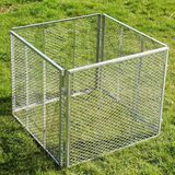 Holmwerk Komposter Holmwerk Komposter Metallkomposter 80x80 x70 cm Streckmetall Gartenkom, BxTxH: 80x70x70 cm, 450 l