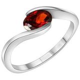 Vivance Fingerring 925-Sterling Silber rhodiniert Zirkonia
