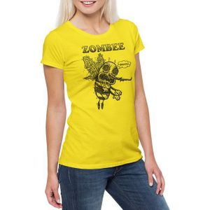 Urban Backwoods Print-Shirt Zombee Damen T-Shirt The Walking Living Zombie Zombies Zombi Dead (1-tlg) Biene Bee Walkers Imker