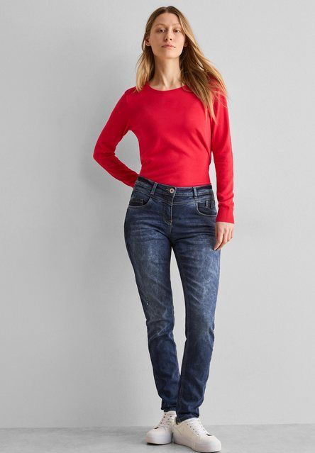 CECIL Comfort-fit-Jeans Middle Waist