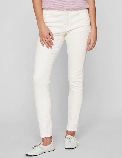 Vila Skinny-fit-Jeans VISARAH RW SKINNY JEANS WHITE EMY-NOOS