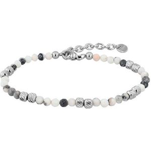 AKZENT Armband Willow Edelstahl & Natursteinen, 17 + 3 cm, verschiedene (Einzeln)