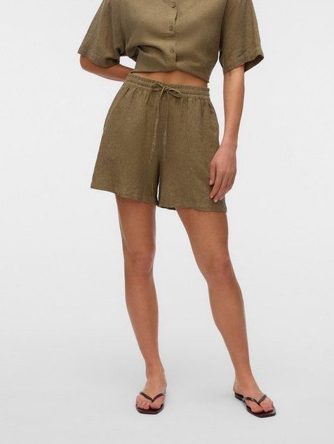 Vero Moda Shorts VMLINN LINEN SHORTS WVN NOOS