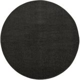 Sanat Teppich Uni, rund, Höhe: 13 mm, robuster Kurzflorteppich, große Farbauswahl