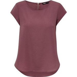 ONLY Blusenshirt Einfarbige Kurzarm Oberteil ONLVIC (1-tlg) ONLVIC S/S SOLID TOP NOOS PTM
